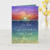 愛を海までとその先まで カード (黄色い花)