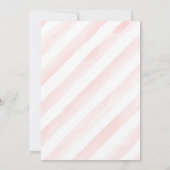 愛を添えたドーナツのスプリンクル招待状 招待状 (裏面)