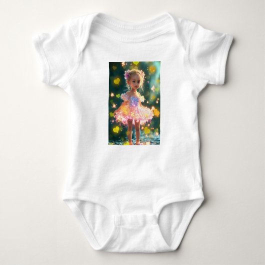 愛を添えてスプリンクル ベビーボディスーツ (正面)