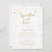 愛を添えて レインボーベイビー スプリンクル 招待状 (正面)