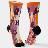 愛を溶かした色の引用文を広前向きめる ソックス (傾斜あり)