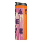 愛を溶かした色の引用文を広前向きめる タンブラー (回転右)