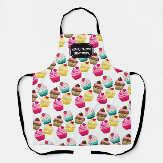 愛を焼く戦争ではなく、愛で焼く エプロン (正面)