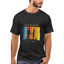 愛を生きる メンズTシャツ