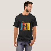 愛を生きる メンズTシャツ Tシャツ (正面フル)