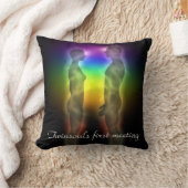 愛を癒すことでチャクラに出会うTwinsouls クッション (ブランケット)