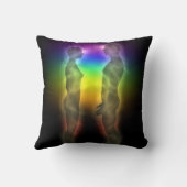 愛を癒すことでチャクラに出会うTwinsouls クッション (裏面)