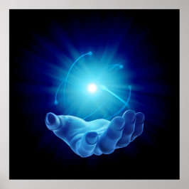 愛を癒すことで癒す人の奇跡の手 ポスター