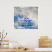 愛を癒すことで神を賛美する祈りの言葉 ポスター (キッチン)