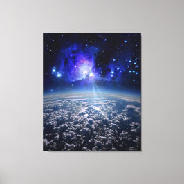 愛を癒すことで美しい世界 キャンバスプリント