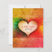 愛を盛り上げる ノートカード (正面)