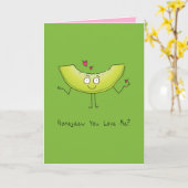 愛を確かめよう - バレンタインのグリーティングカード カード (黄色い花)