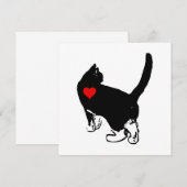愛を示す猫 (正面/裏面)