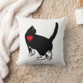 愛を示す猫 クッション (ブランケット)