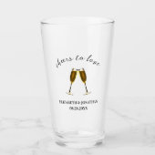 愛を祝うシャンパングラス タンブラーグラス (正面)