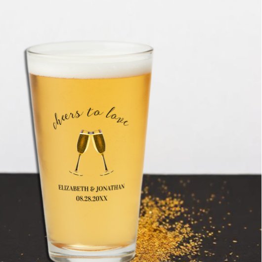 愛を祝うシャンパングラス タンブラーグラス