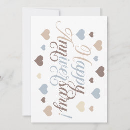 愛を祝う：おめでとうございます、記念日 招待状