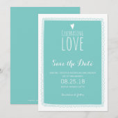 愛を祝う | 日程を保存 セーブザデート (正面/裏面)