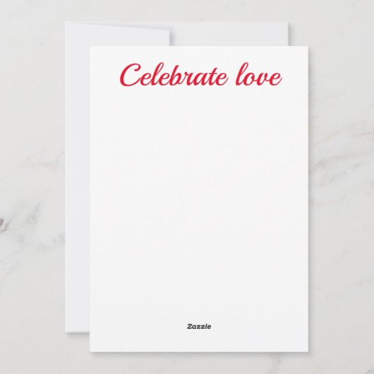 愛を祝おう:ヒプスター ヴィンテージ バレンタインデー シーズンカード (裏面)