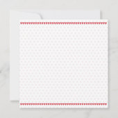 愛を祝おう 保存日発表（ドット） 招待状 (裏面)