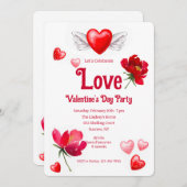 愛を祝おう 招待状 (正面/裏面)