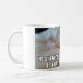 愛を祝って下さい-最も素晴らしい信念は愛マグです コーヒーマグカップ (左)