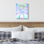 愛を神の天使のキャンバスプリントアート絵画に任せる キャンバスプリント (インサイチュ (寝室))