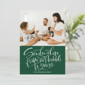 愛を私たちのバブルからあなたのグリーンフォトに送る シーズンカード (スタンド正面)