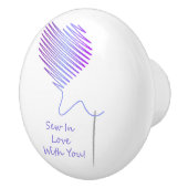 愛を縫い込む セラミックノブ (右)