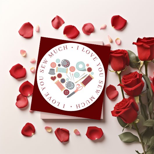 愛を縫うテーマ「I Love You Sew Much」 シーズンカード