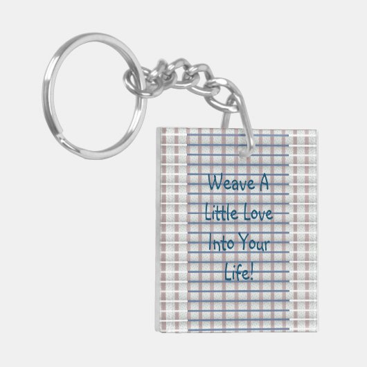 愛を織る キーホルダー (正面左)