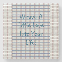 愛を織る   ストーンコースター