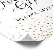 「愛を育てて」カリグラフィー　おひとつどうぞ ポスター (角)