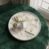 「愛を育てて」ワイルドフラワー シードパケット ラスティック ウェディング スクエアシール