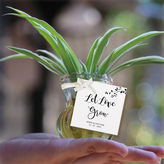 愛を育てよエレガントモダン素朴う フェイバータグ