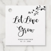 愛を育てよエレガントモダン素朴う フェイバータグ (正面)