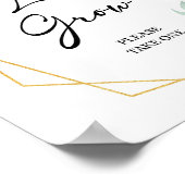 愛を育てる植物の好意のサインを一つ取りなさい ポスター (角)