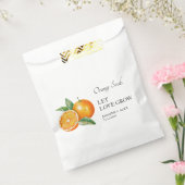 愛を育てる |オレンジシード結婚式の引き出物バッグ フェイバーバッグ (封をした状態)