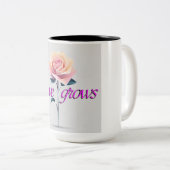 愛を育てる ツートーンマグカップ (正面右)