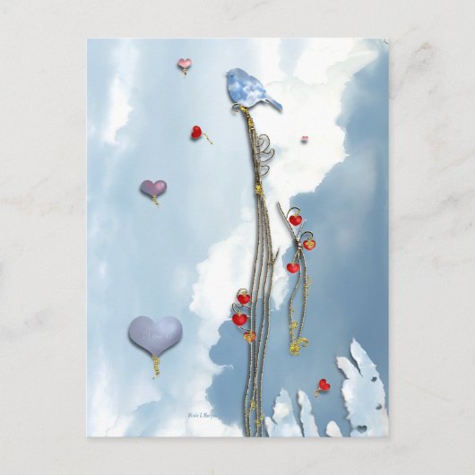 愛を育てる! ポストカード (正面)