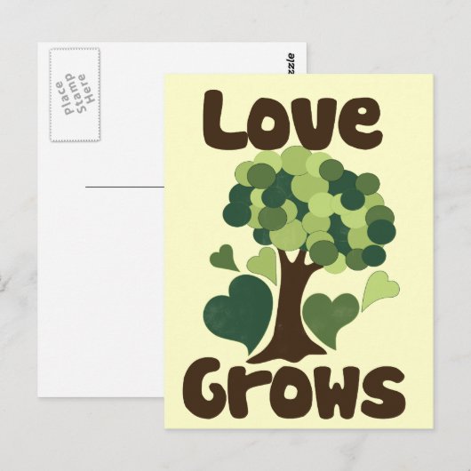 愛を育てる ポストカード (正面/裏面)