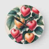 愛を育てる ラウンド壁時計 (正面)