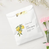 愛を育てる |レモンシード結婚式の引き出物バッグ フェイバーバッグ (封をした状態)