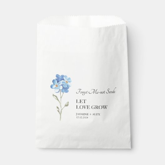 愛を育て忘れて種を結婚取らず フェイバーバッグ (正面)