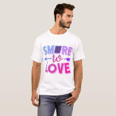 愛を育むスモア Tシャツ (正面フル)