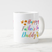 愛を見せて父の日パパ ジャンボコーヒーマグカップ (正面右)