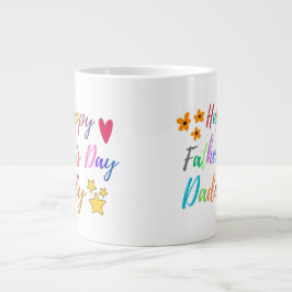 愛を見せて父の日パパ ジャンボコーヒーマグカップ