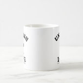 愛を解き放て | 犬の里親募集の名言 コーヒーマグカップ (中央)