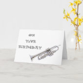 愛を誇る誕生日カード カード (黄色い花)