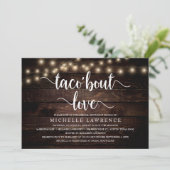 愛を語ろう タコス ブライズシャワーパーティー 招待状 (スタンド正面)